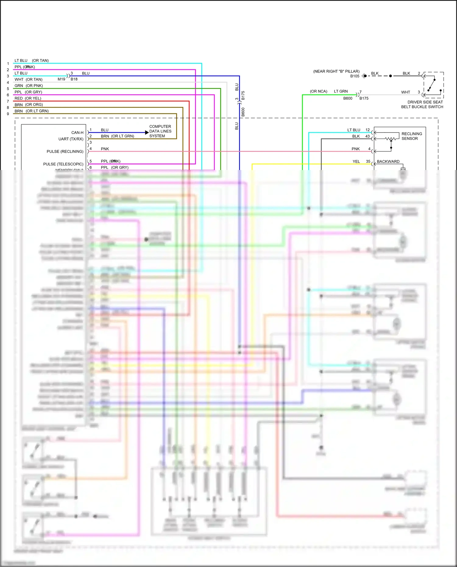 Wiring diagram computer data lines system for Infiniti Q60 II (2016-2024) (68 of 79)