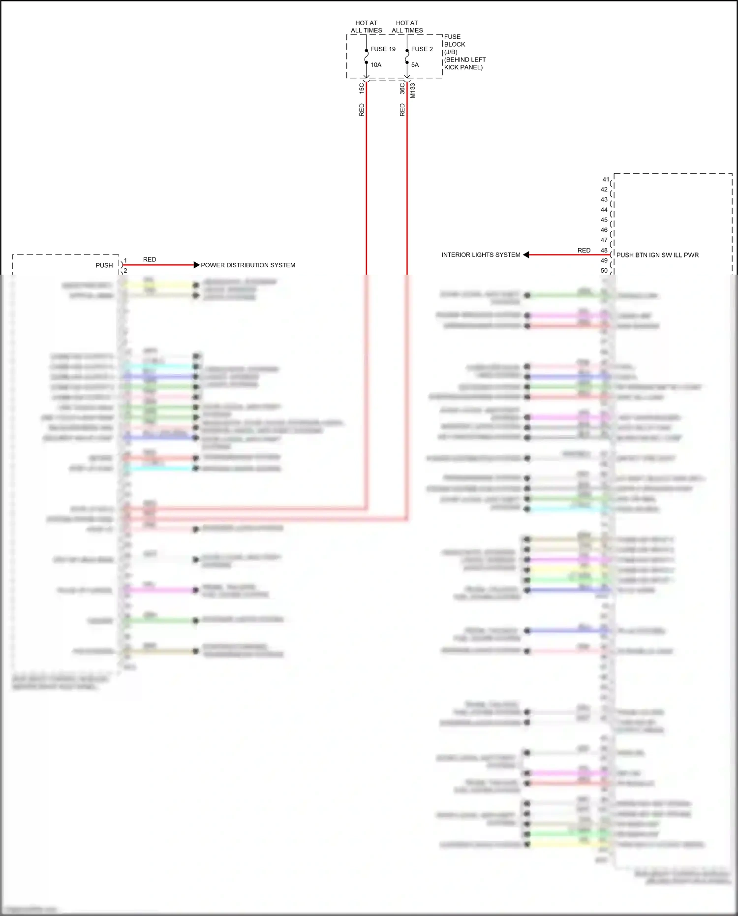 Wiring diagram computer data lines system for Infiniti Q60 II (2016-2024) (4 of 79)