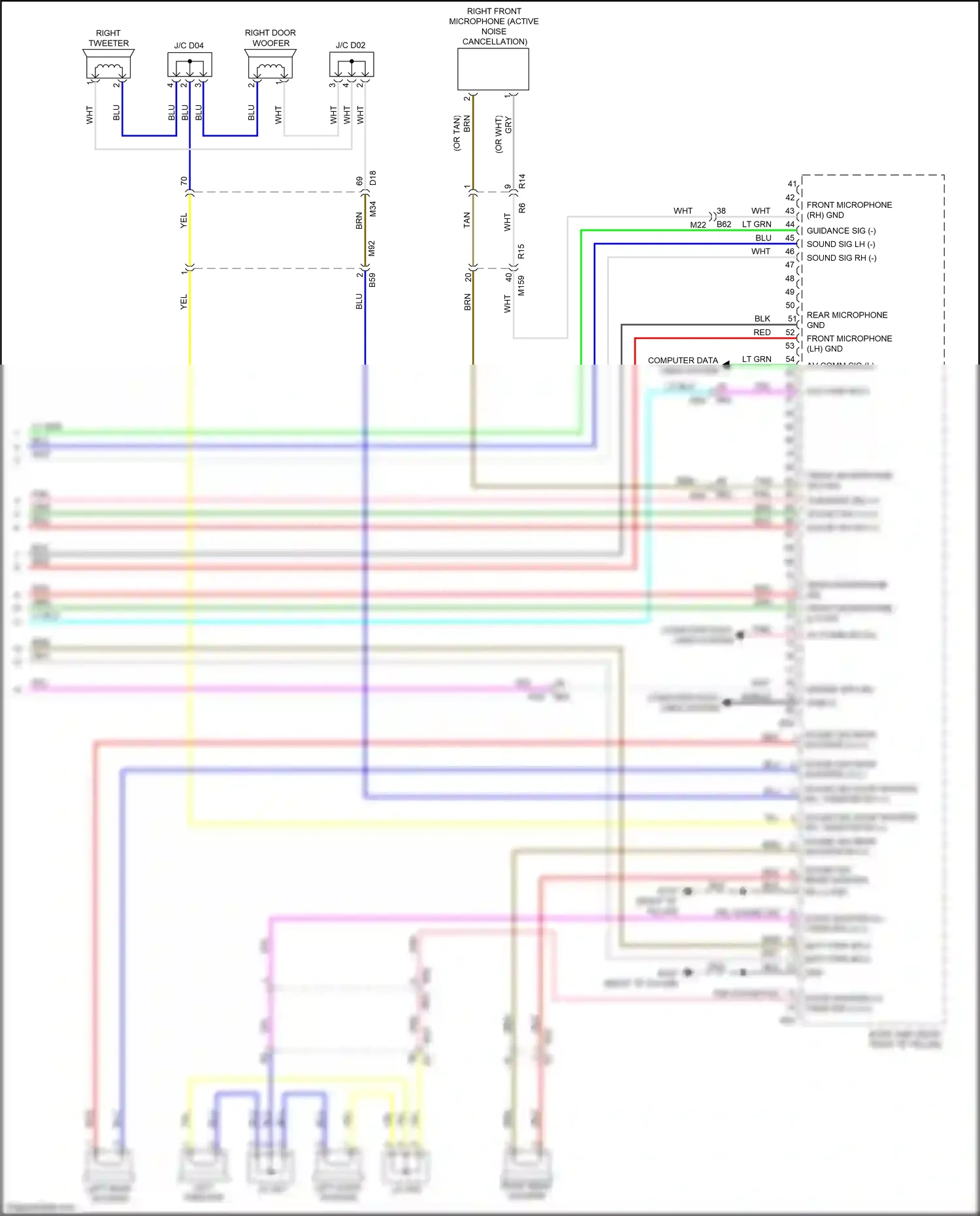 Wiring diagram computer data lines system for Infiniti Q60 II (2016-2024) (53 of 79)