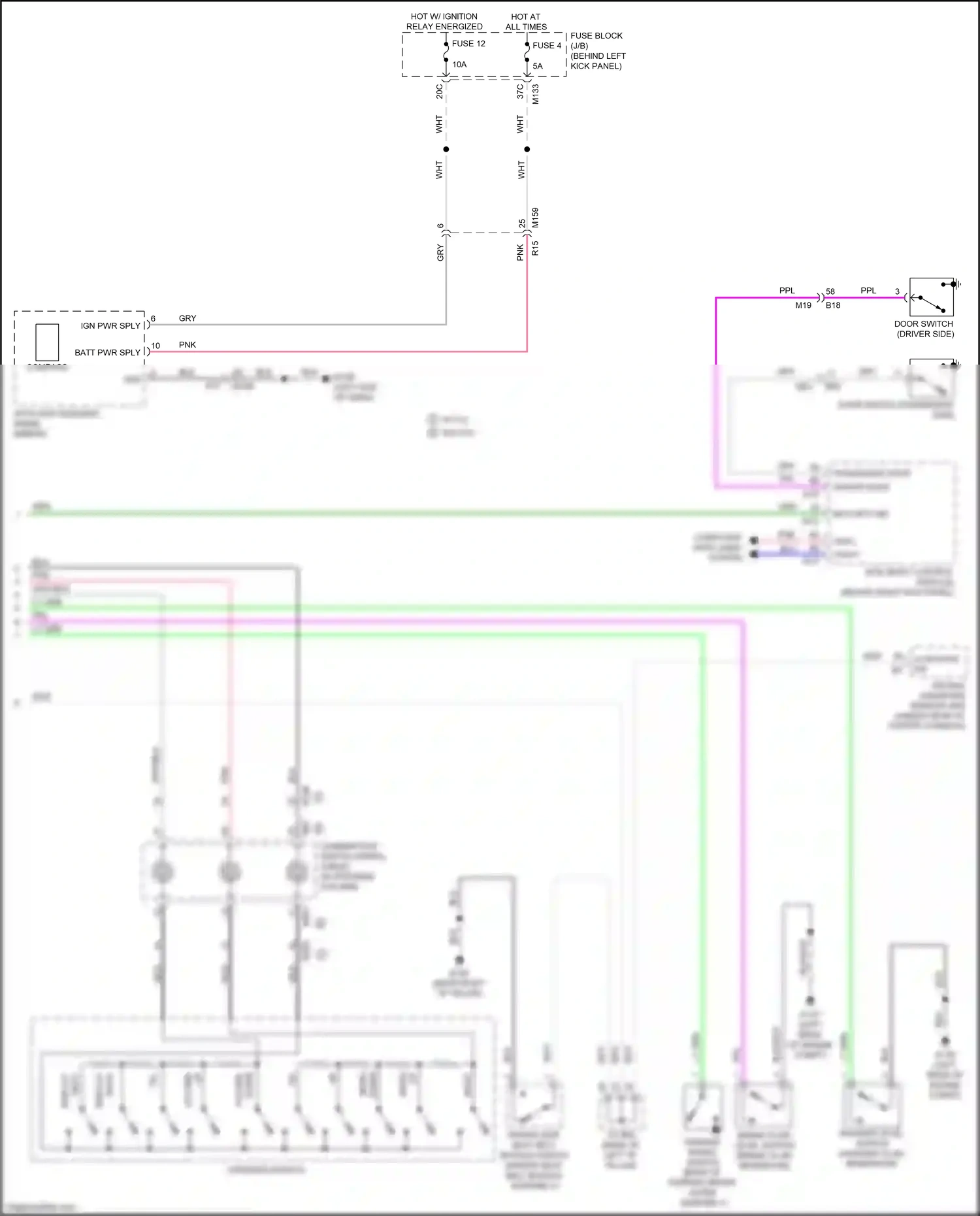 Wiring diagram computer data lines system for Infiniti Q60 II (2016-2024) (66 of 79)