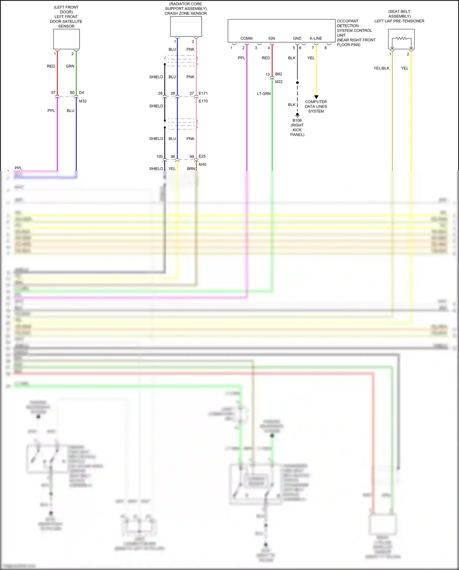 Wiring diagram current sensor for Infiniti Q60 II (2016-2024) (1 of 1)