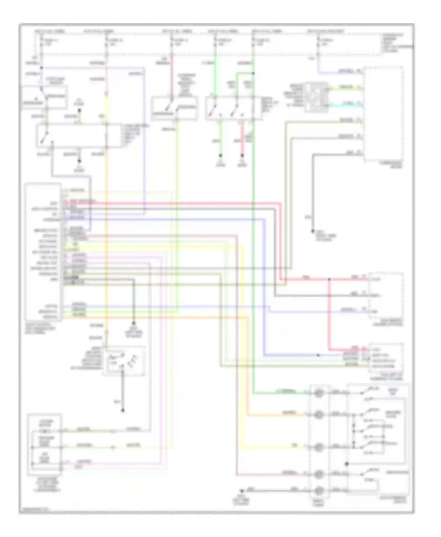 QX4 Infiniti I (1996-2003): Cruise control circuit