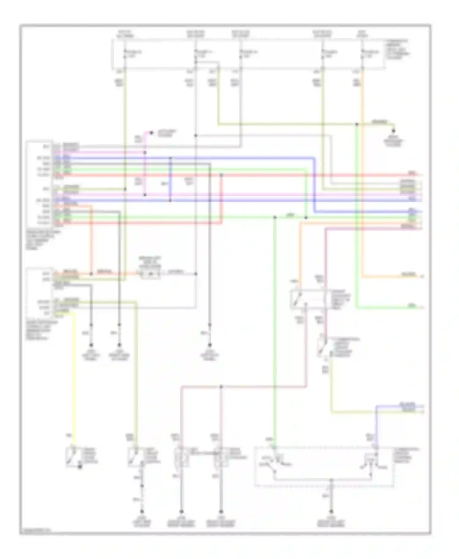 QX4 Infiniti I (1996-2003): Headlight circuit, canada (1 of 2)