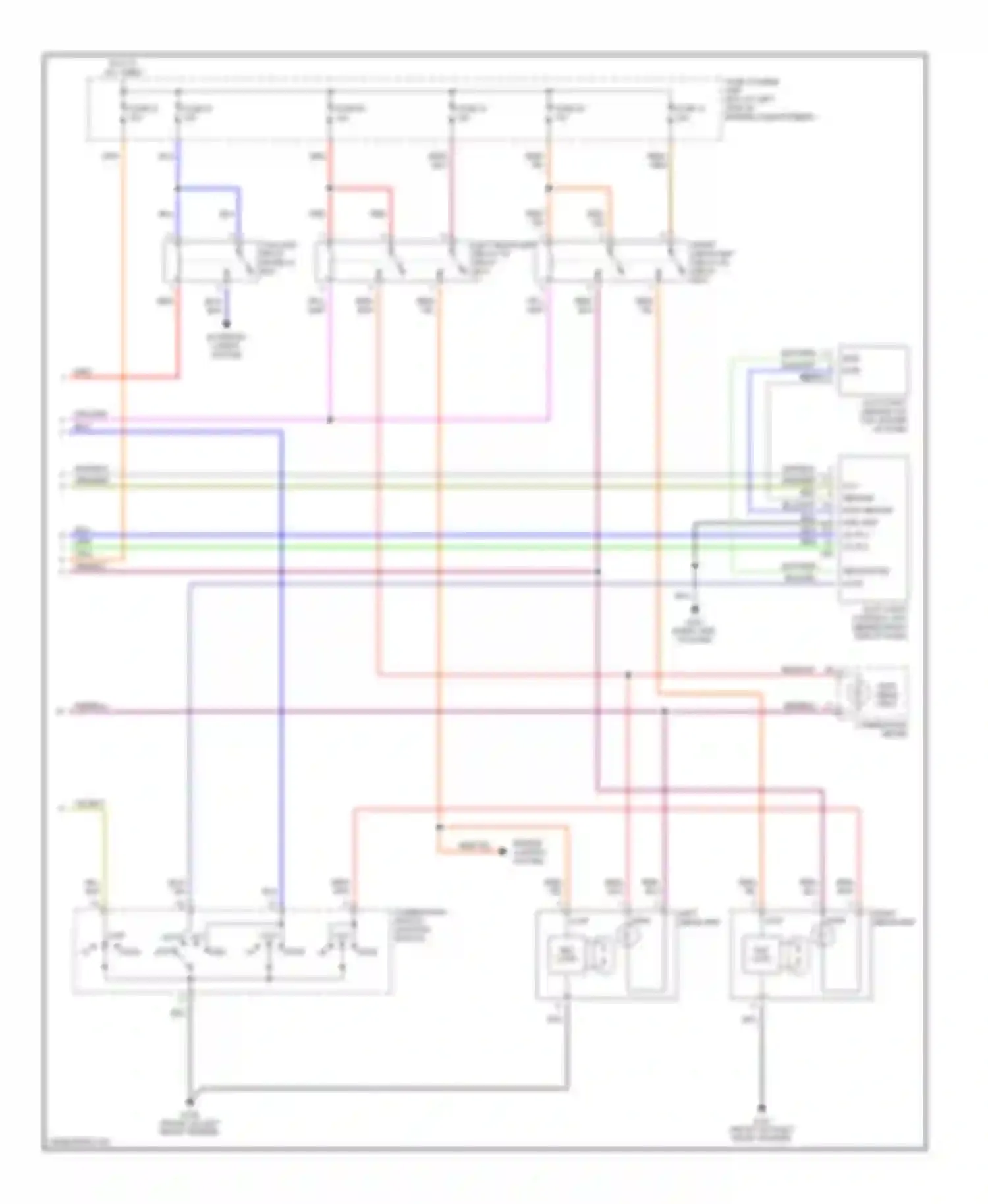 QX4 Infiniti I (1996-2003): Headlight circuit, usa (2 of 2)