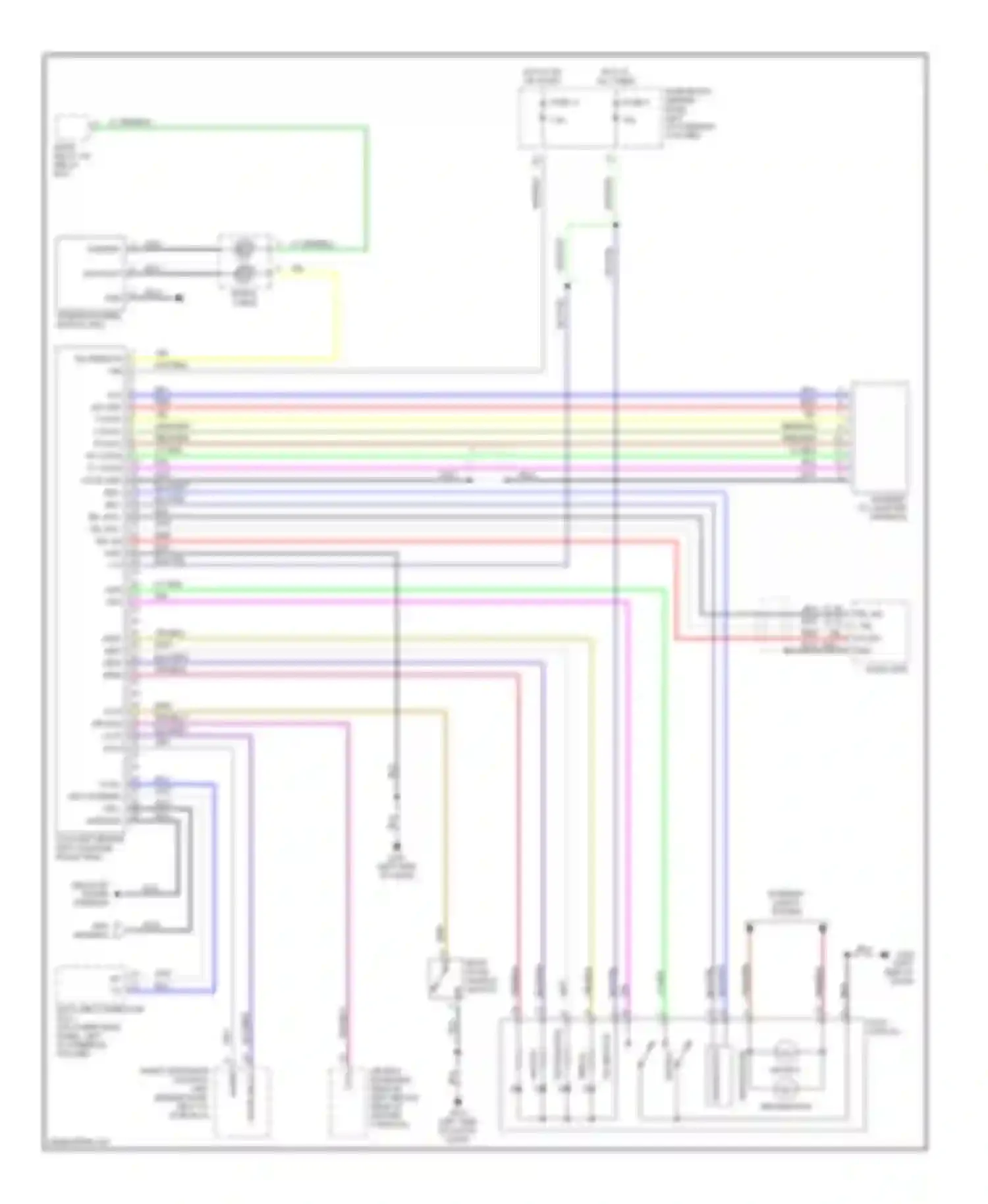 QX4 Infiniti I (1996-2003): Navigation circuit