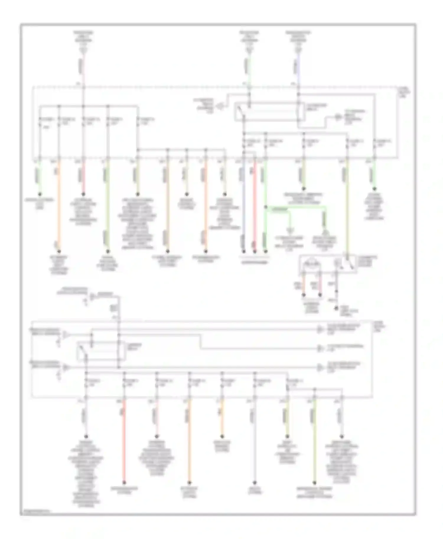 QX4 Infiniti I (1996-2003): Power distribution circuit (2 of 3)