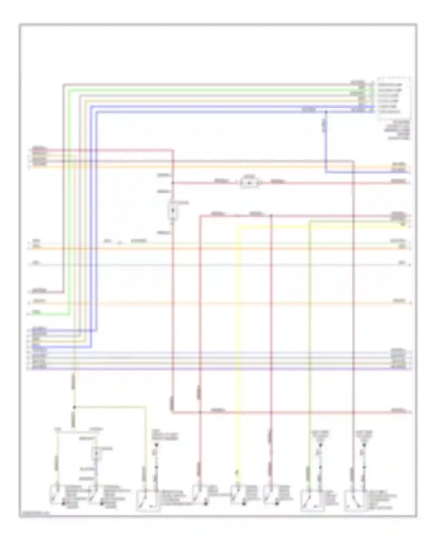 Wiring diagram auto lamp lock lamp for Infiniti QX4 I (1996-2003) (1 of 1)