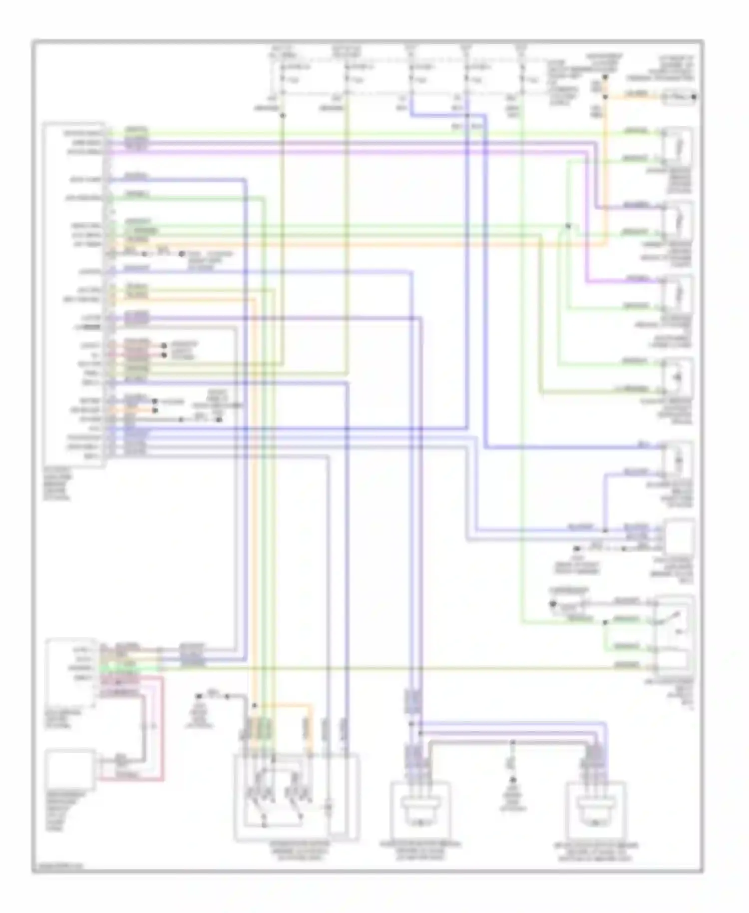 Wiring diagram ecm comp for Infiniti QX4 I (1996-2003) (1 of 1)