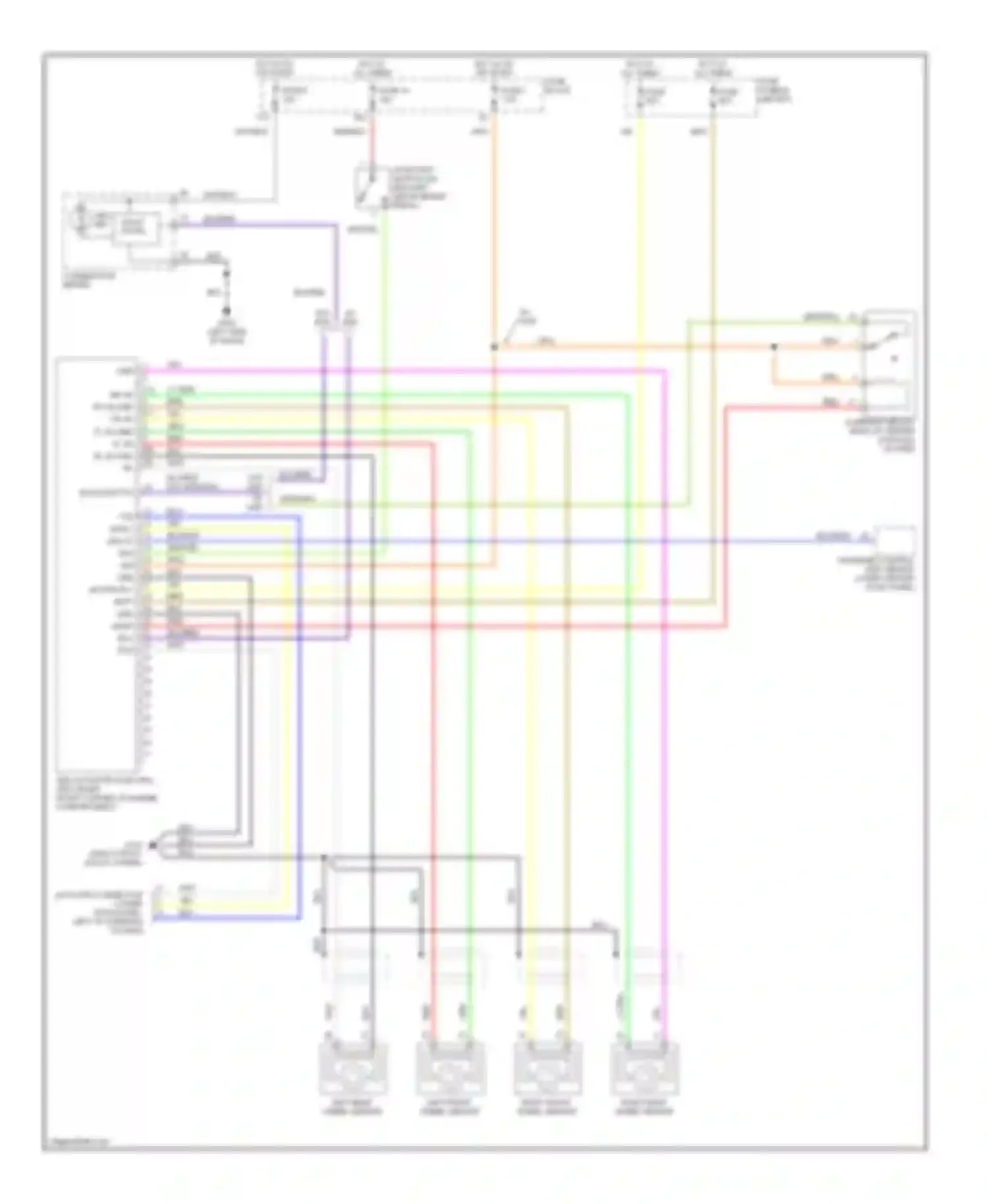 Wiring diagram hot in on or start for Infiniti QX4 I (1996-2003) (3 of 30)