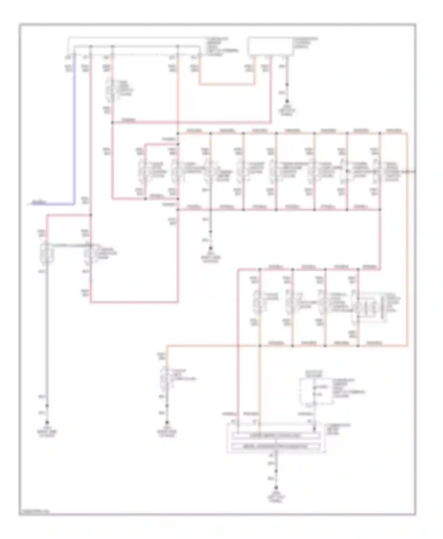 Wiring diagram meter, odometer/trip illumination for Infiniti QX4 I (1996-2003) (1 of 1)