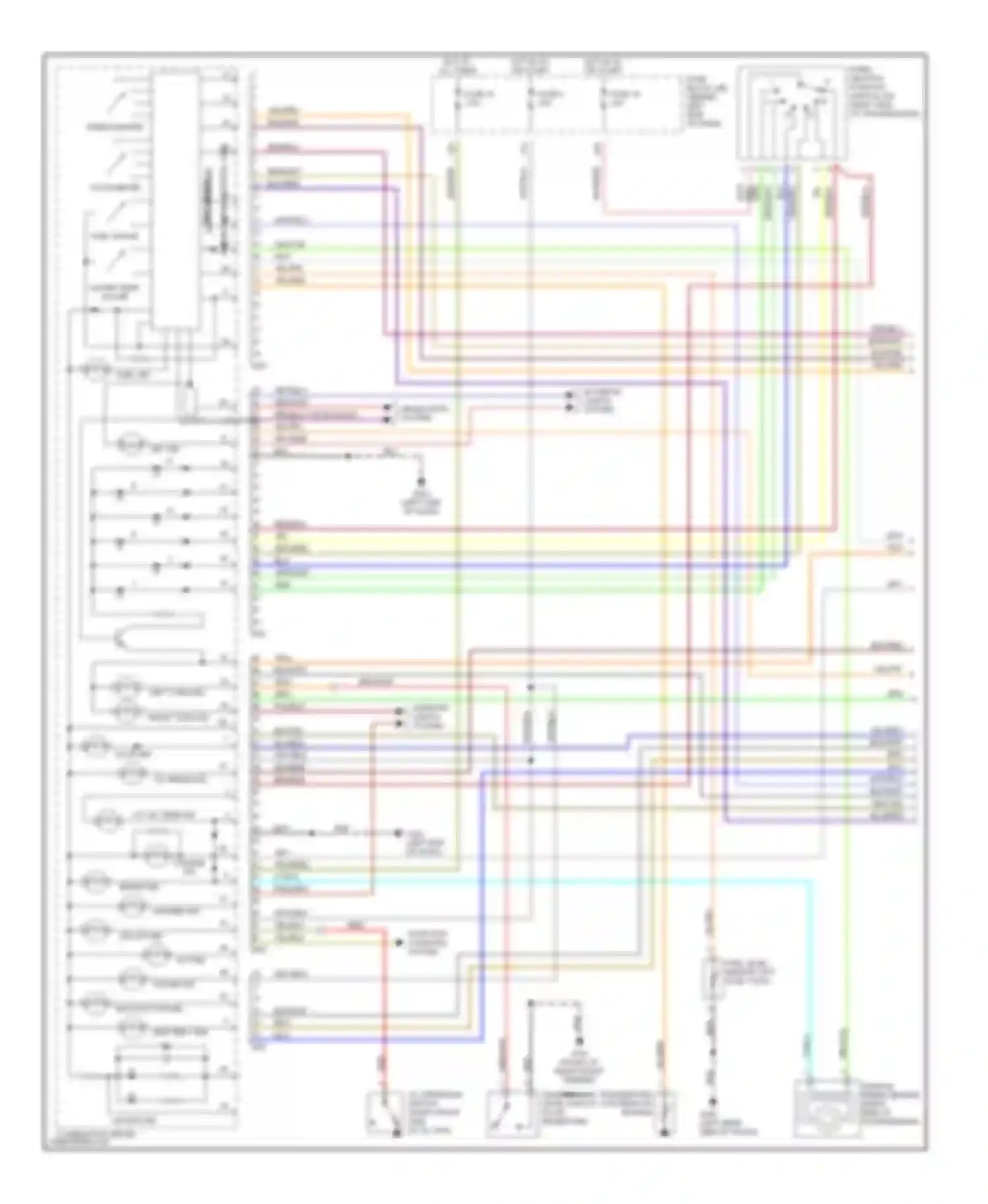 Wiring diagram red for Infiniti QX4 I (1996-2003) (19 of 39)