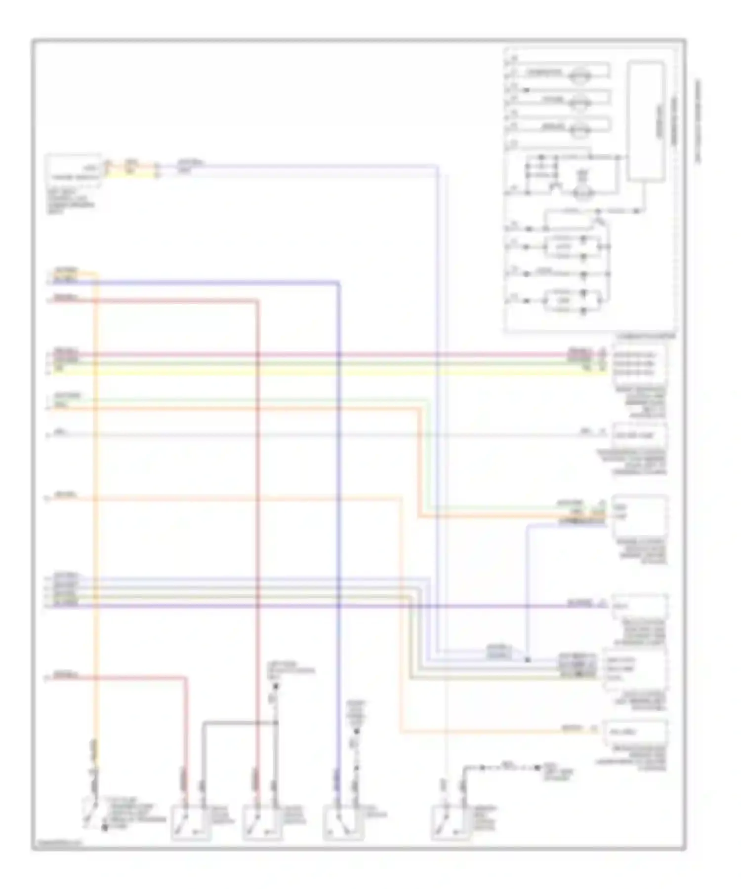 Wiring diagram red/blk for Infiniti QX4 I (1996-2003) (8 of 15)