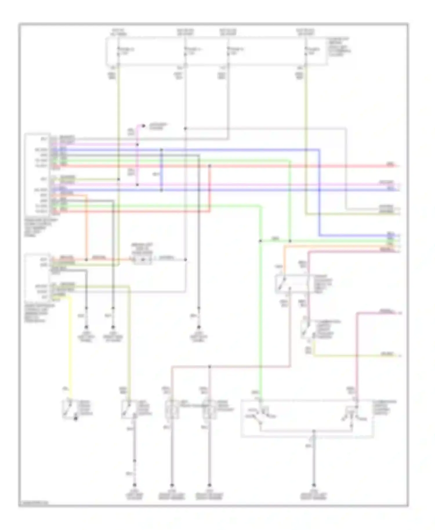 Wiring diagram yel/blk for Infiniti QX4 I (1996-2003) (7 of 15)
