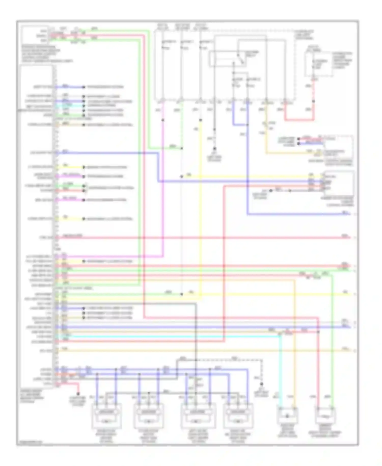QX50 Infiniti I (2013-2015): Automatic a/c circuit (1 of 2)