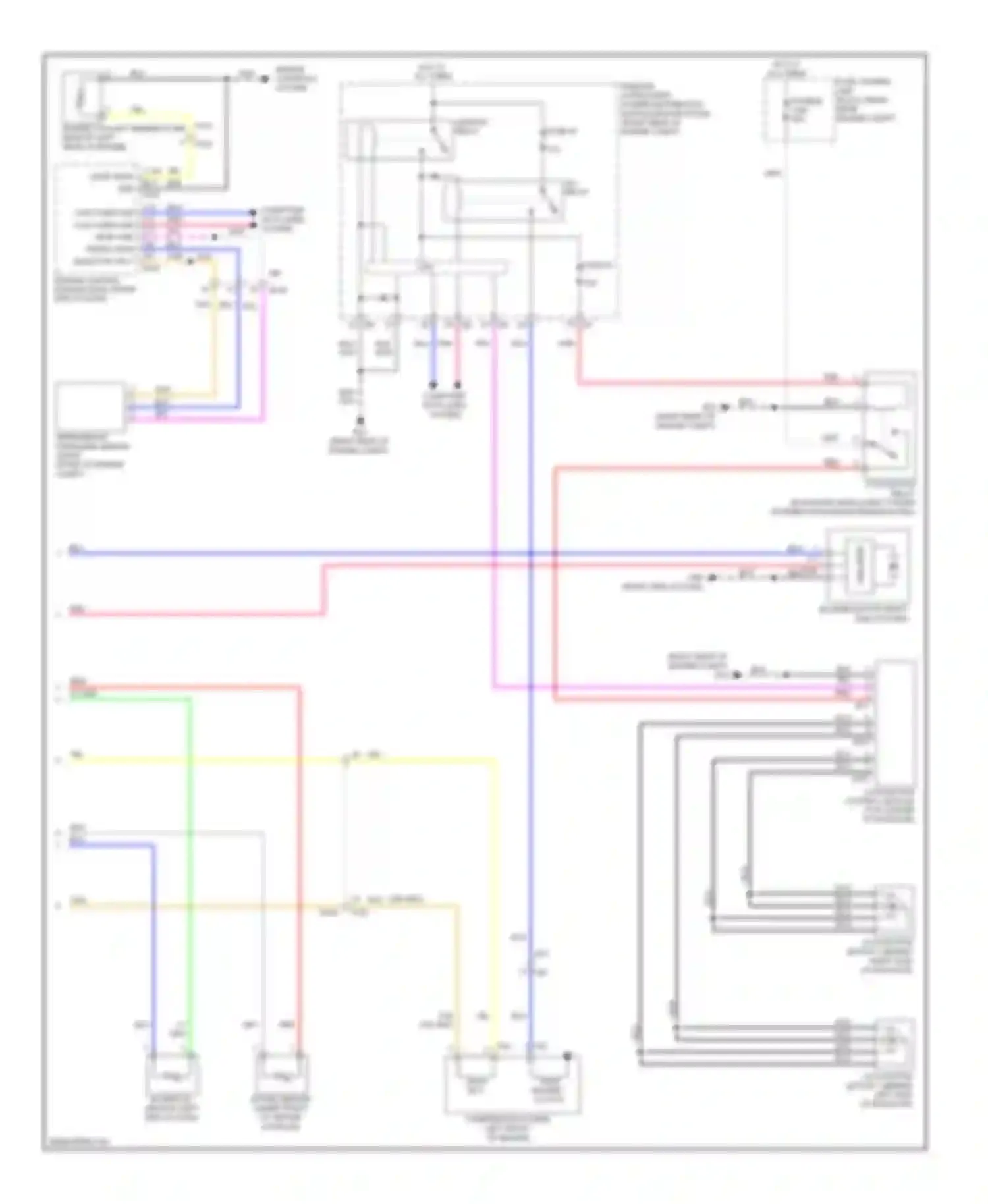 QX50 Infiniti I (2013-2015): Automatic a/c circuit (2 of 2)