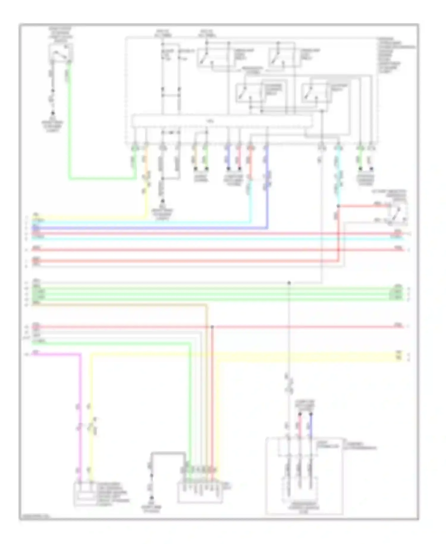QX50 Infiniti I (2013-2015): Anti-theft circuit (3 of 4)