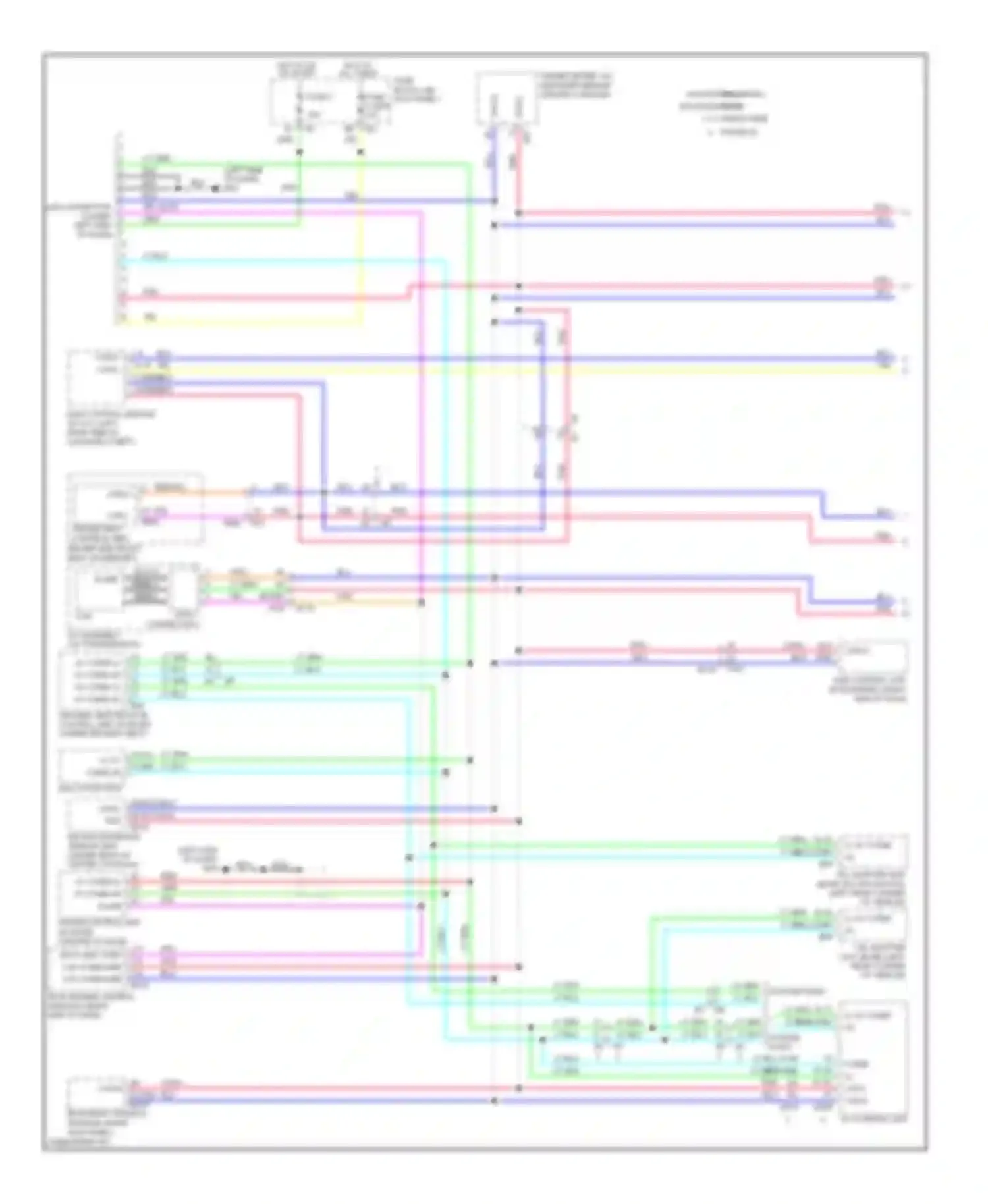 QX50 Infiniti I (2013-2015): Computer data lines circuit (1 of 2)