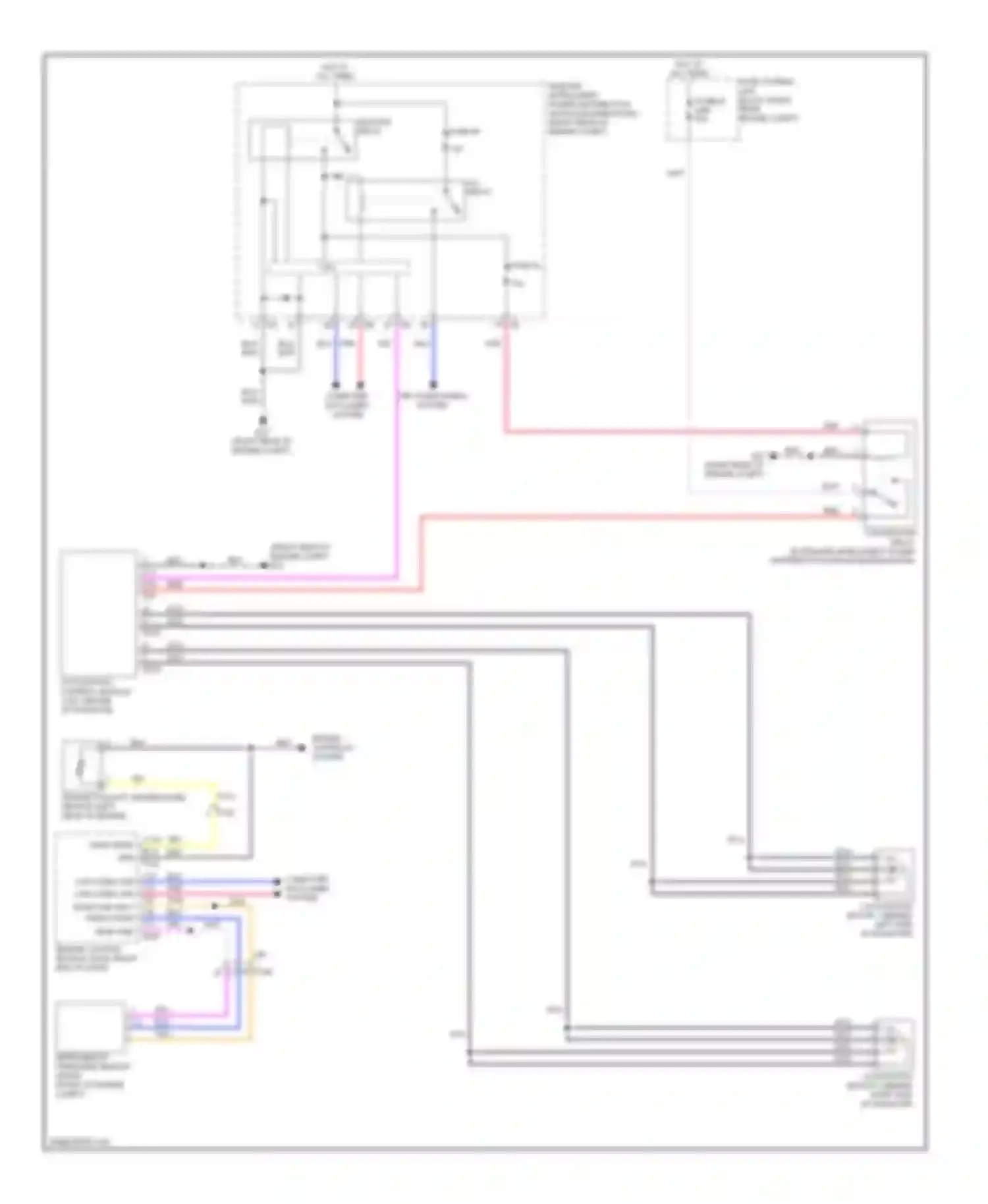 QX50 Infiniti I (2013-2015): Cooling fan circuit