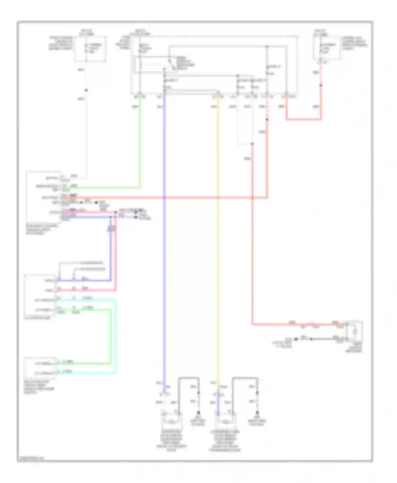 QX50 Infiniti I (2013-2015): Defoggers circuit
