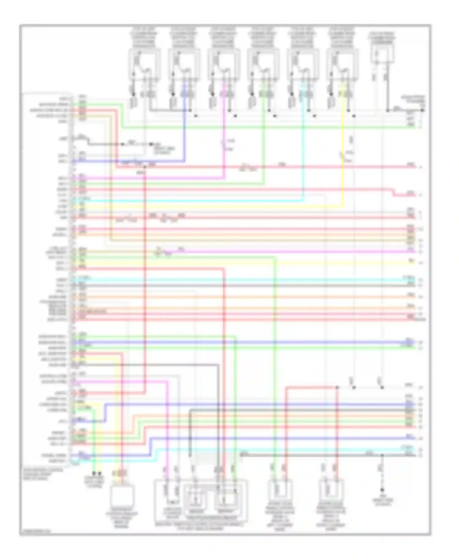 QX50 Infiniti I (2013-2015): Wiring diagram engine performance 3.7l (1 of 5)