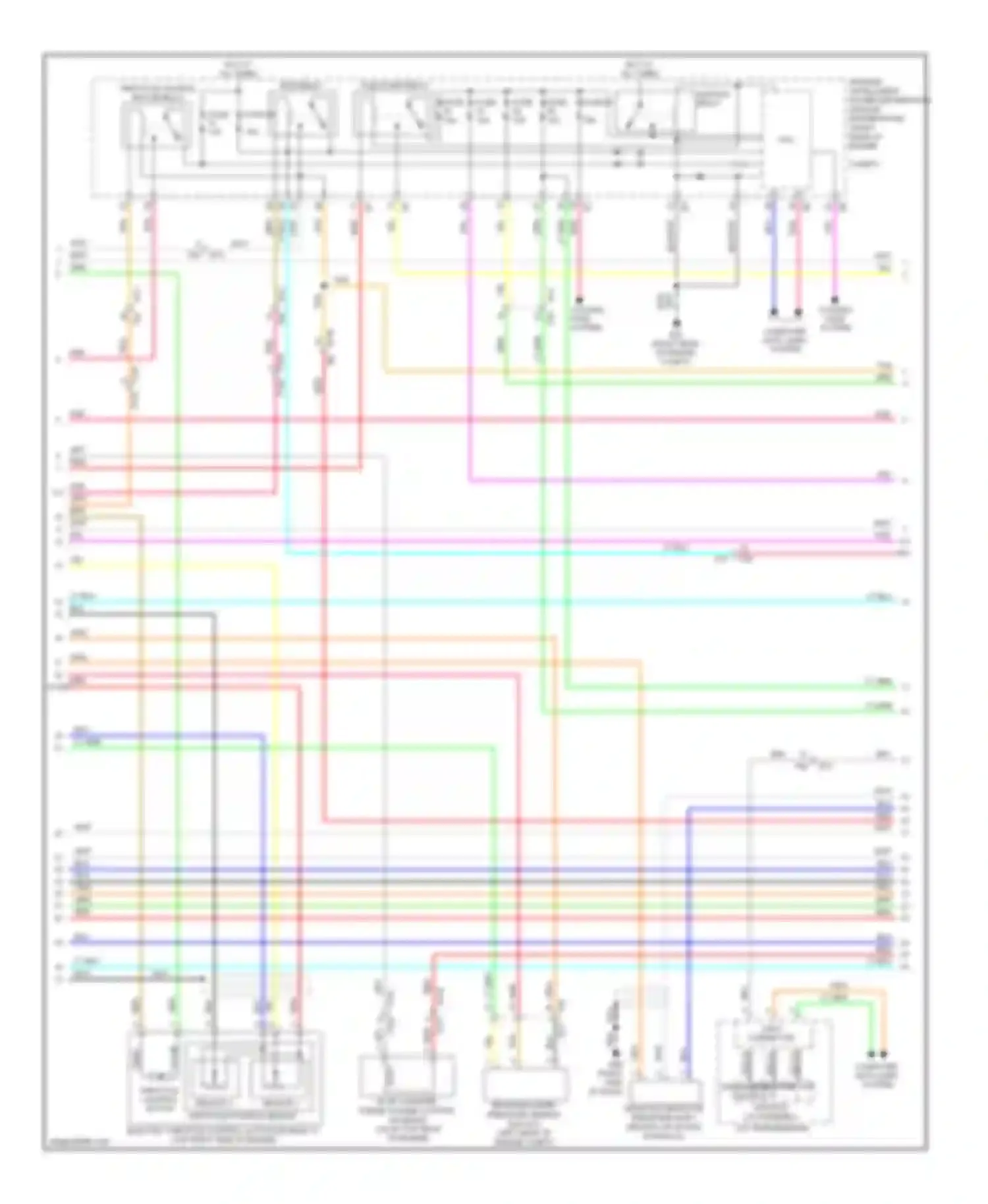QX50 Infiniti I (2013-2015): Wiring diagram engine performance 3.7l (2 of 5)