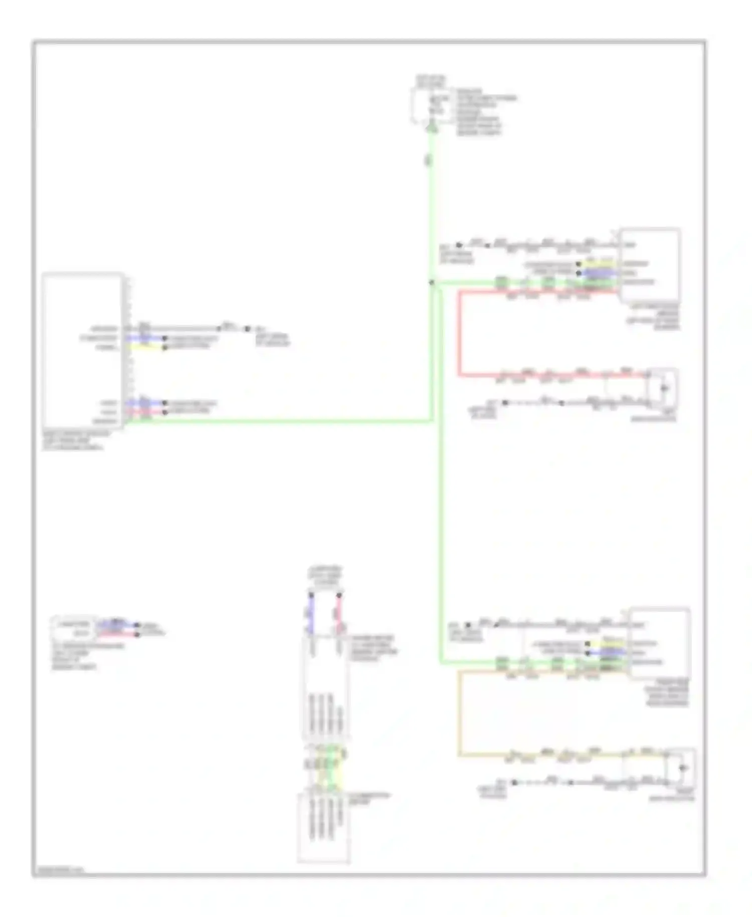 QX50 Infiniti I (2013-2015): Blind spot information system circuit