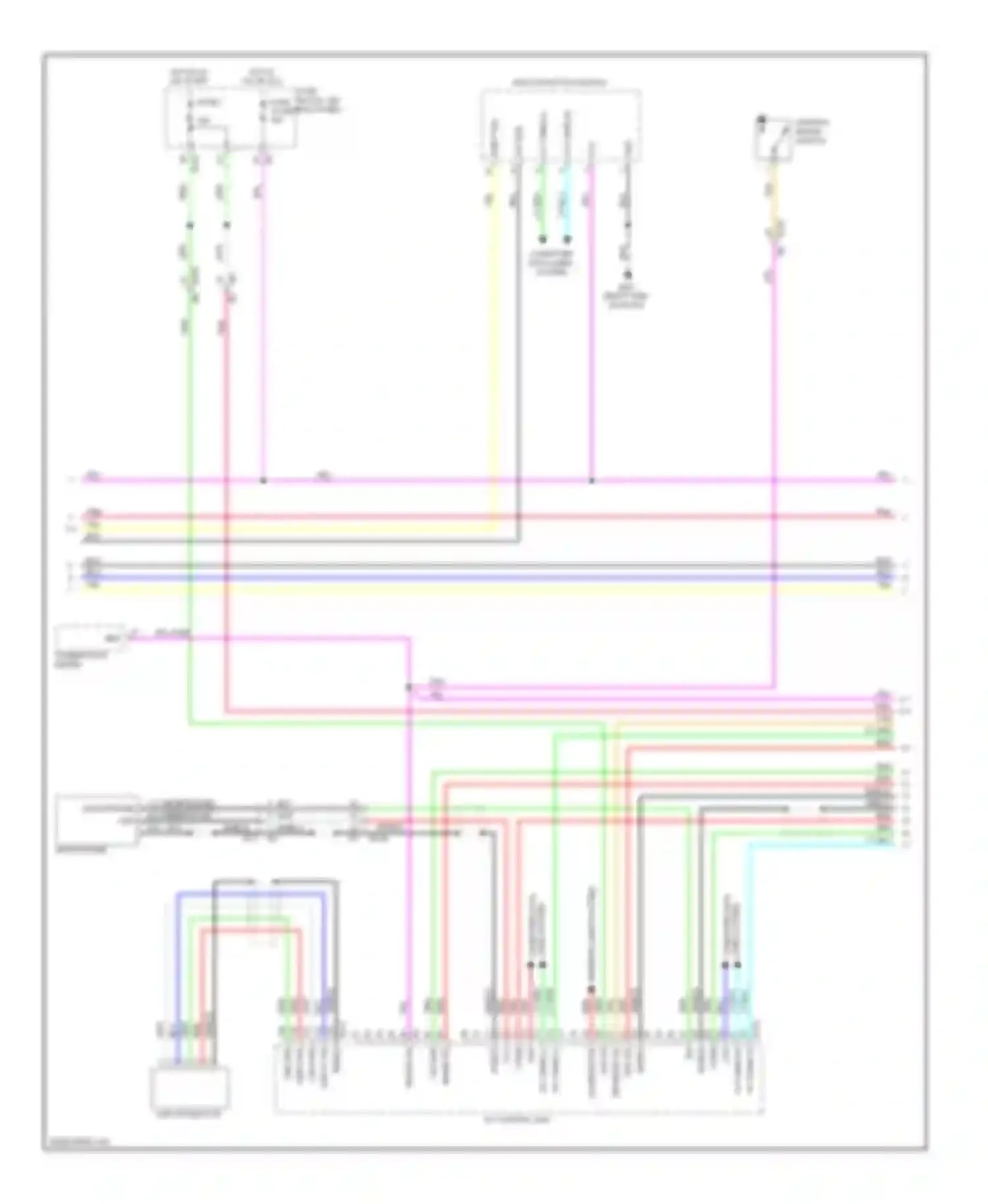 QX50 Infiniti I (2013-2015): Navigation circuit (2 of 5)