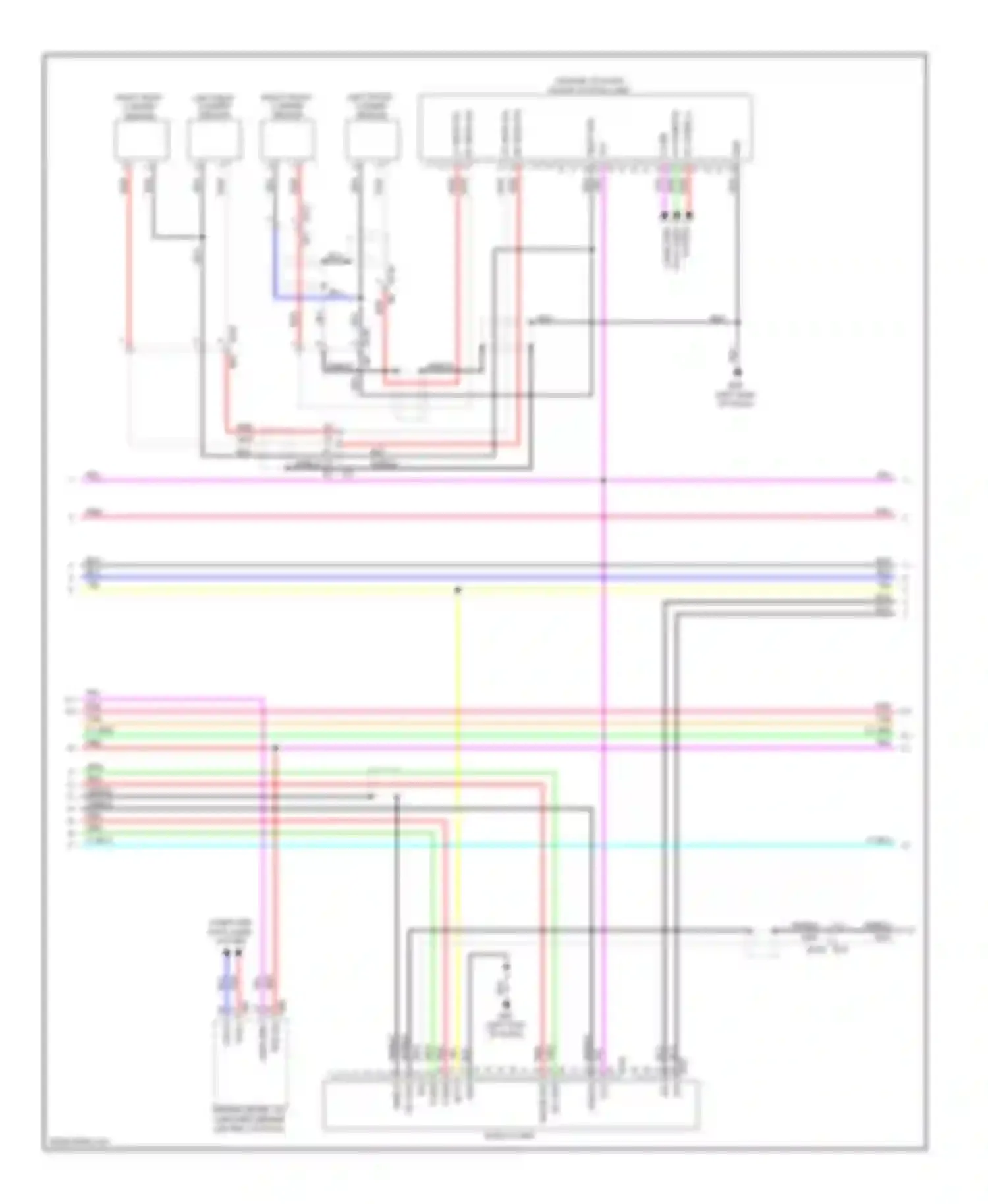 QX50 Infiniti I (2013-2015): Navigation circuit (3 of 5)