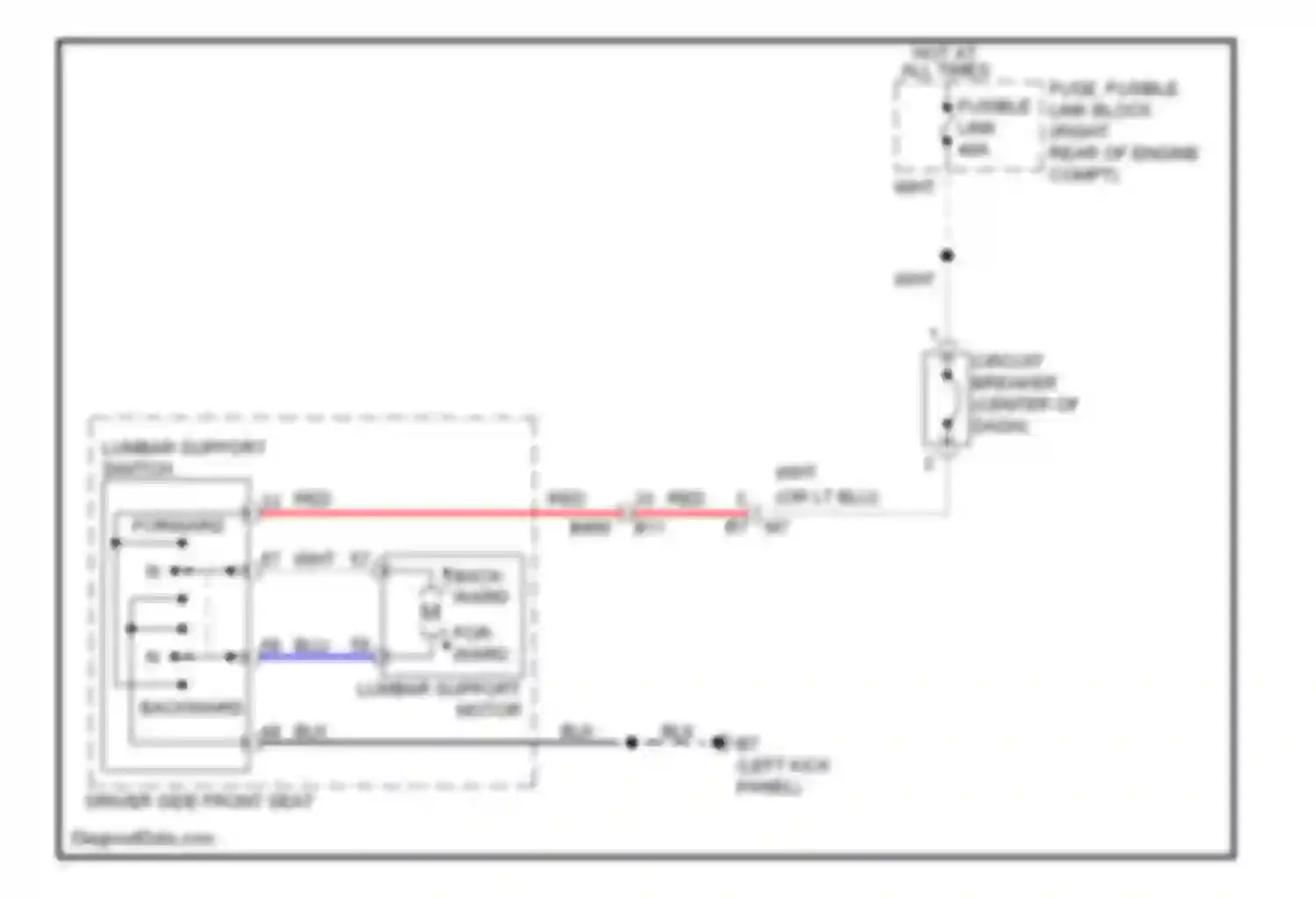 QX50 Infiniti I (2013-2015): Lumbar circuit