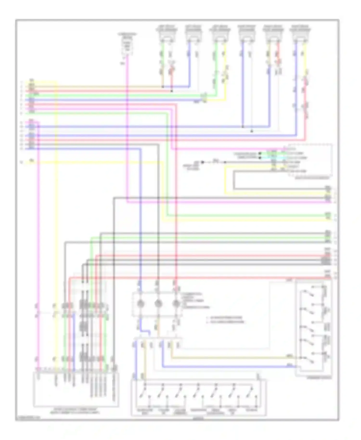 QX50 Infiniti I (2013-2015): Radio circuit, base (2 of 3)
