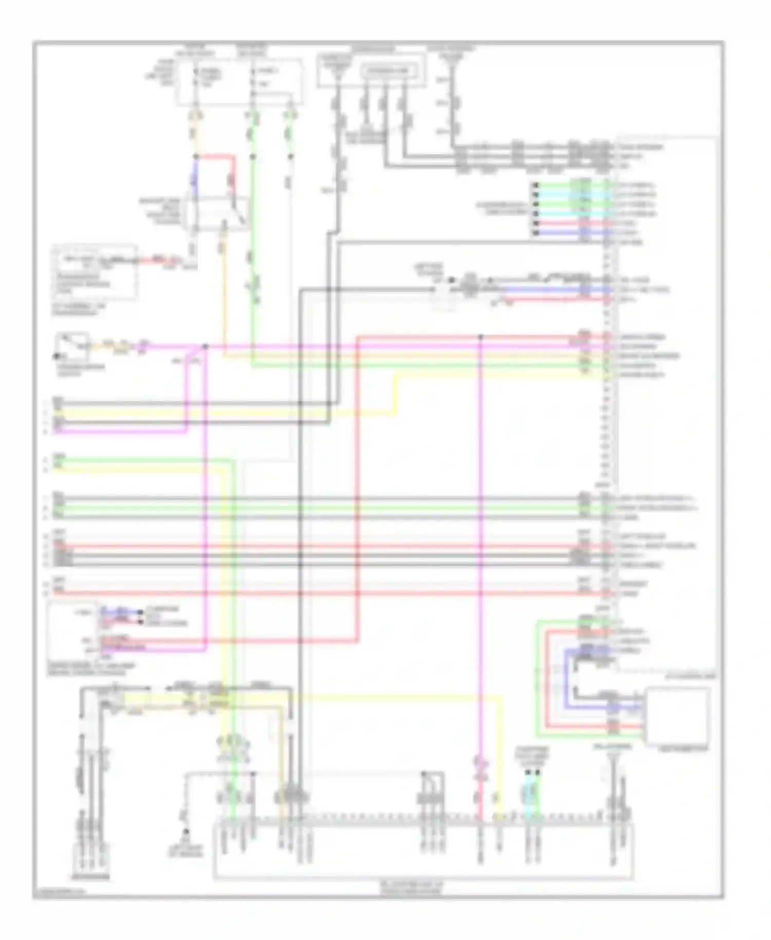 QX50 Infiniti I (2013-2015): Radio circuit, base (3 of 3)