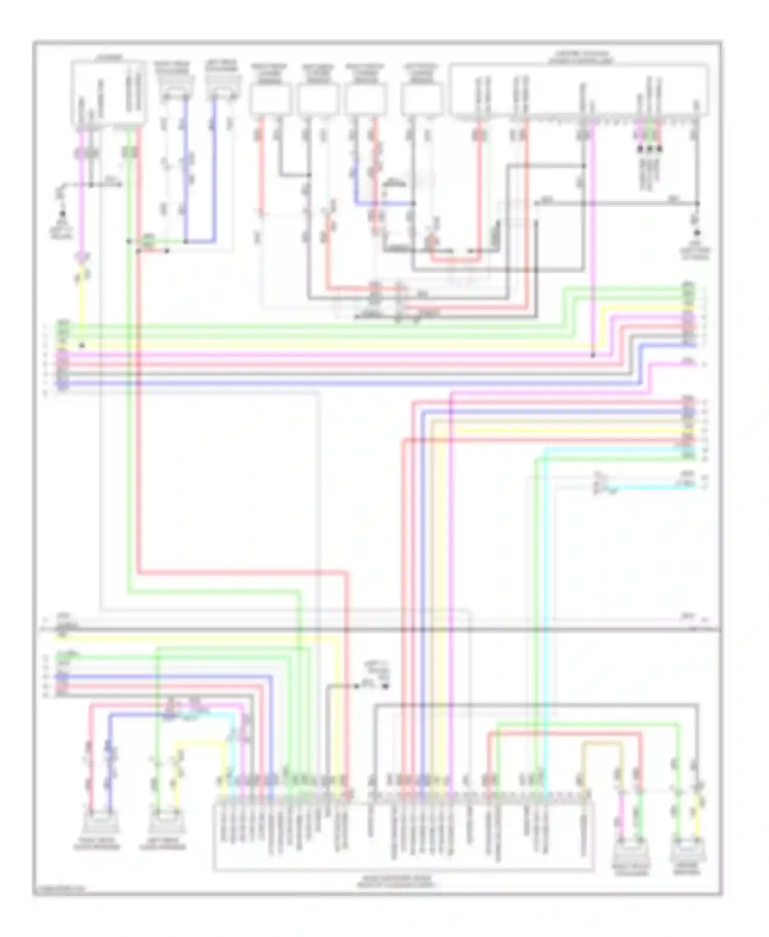 QX50 Infiniti I (2013-2015): Radio circuit, bose without navigation (2 of 5)