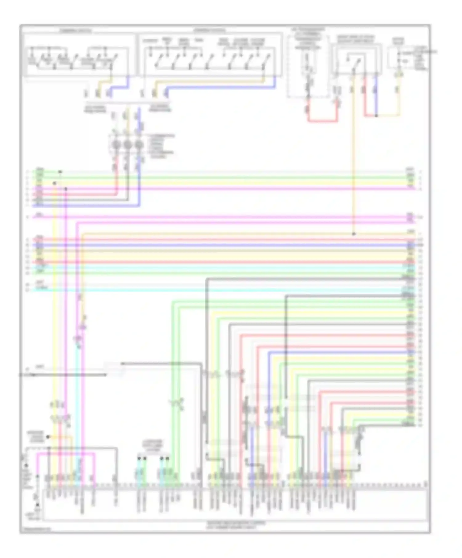 QX50 Infiniti I (2013-2015): Radio circuit, bose without navigation (3 of 5)