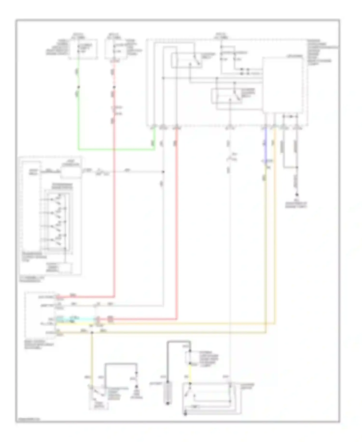 QX50 Infiniti I (2013-2015): Starting circuit
