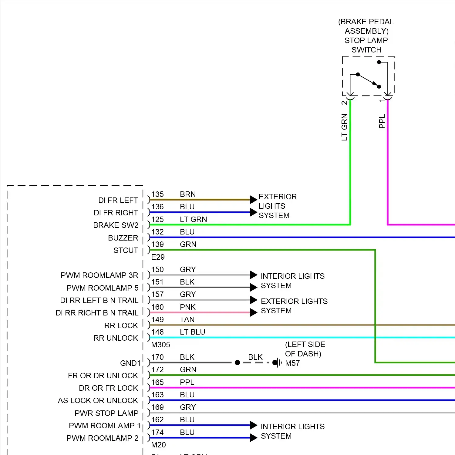 demo - Power door locks circuit (1 of 5) Power door locks circuit (1 of 5)