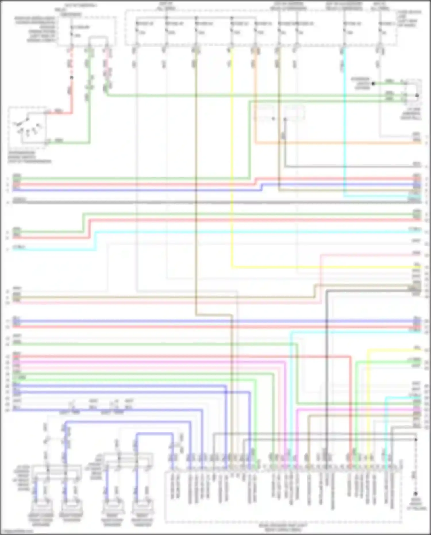 QX50 Infiniti II (2017-2024): Radio circuit, w/ bose (2 of 6)