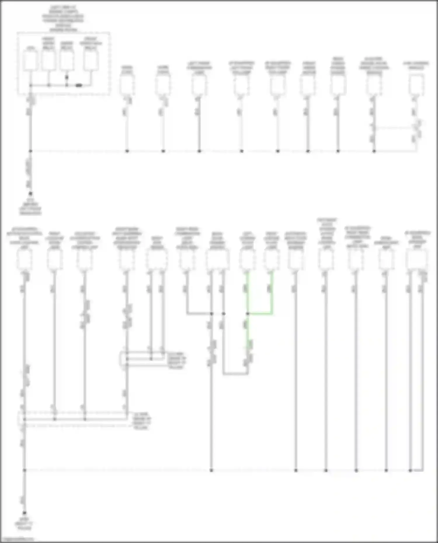 Wiring diagram active noise control unit for Infiniti QX50 II (2017-2024) (3 of 5)