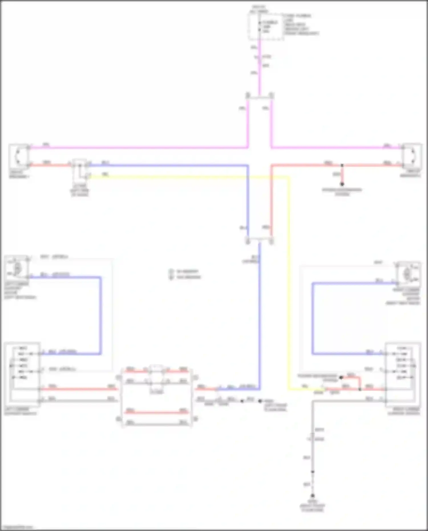 Wiring diagram blk for Infiniti QX50 II (2017-2024) (17 of 129)