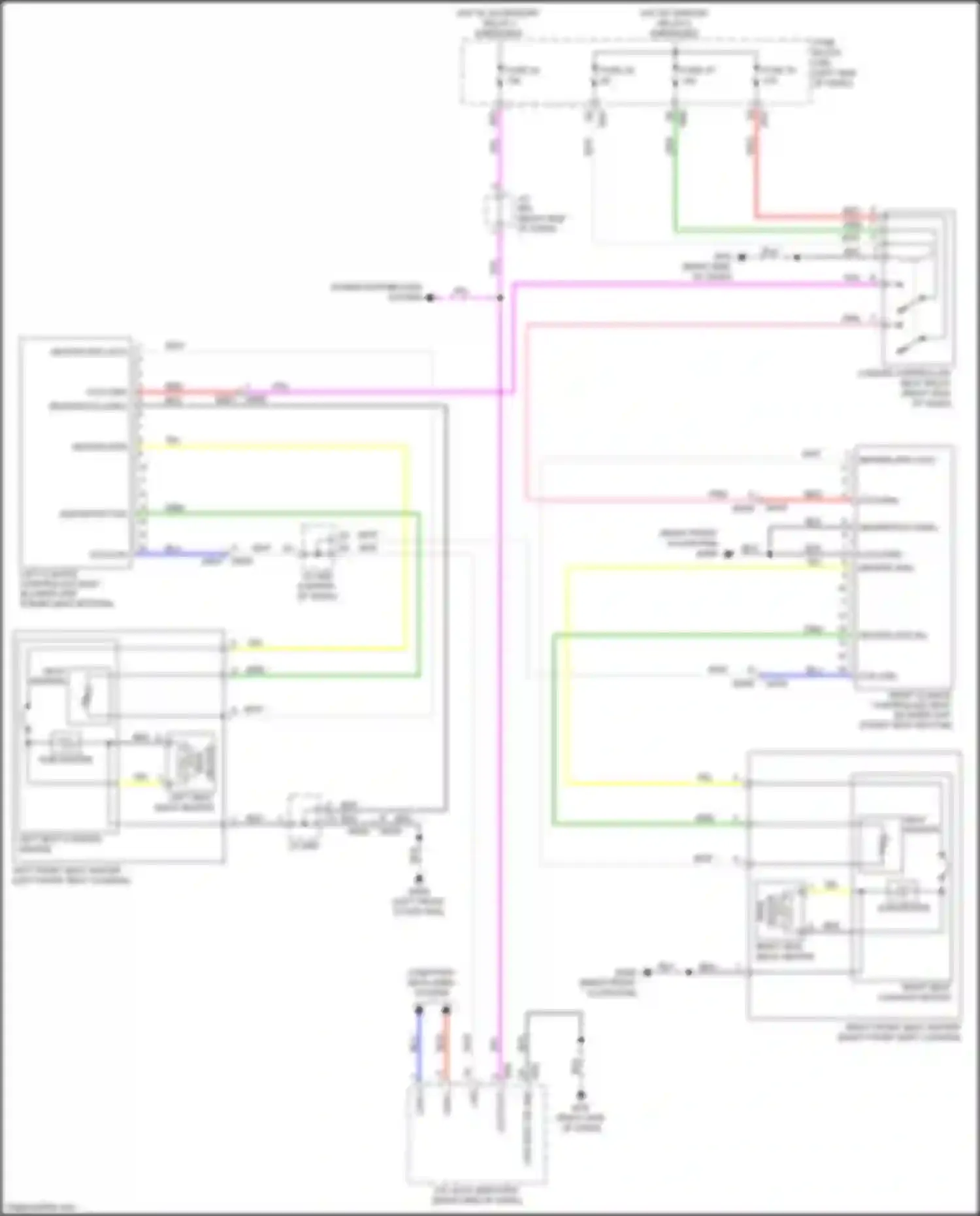 Wiring diagram can-h for Infiniti QX50 II (2017-2024) (4 of 77)