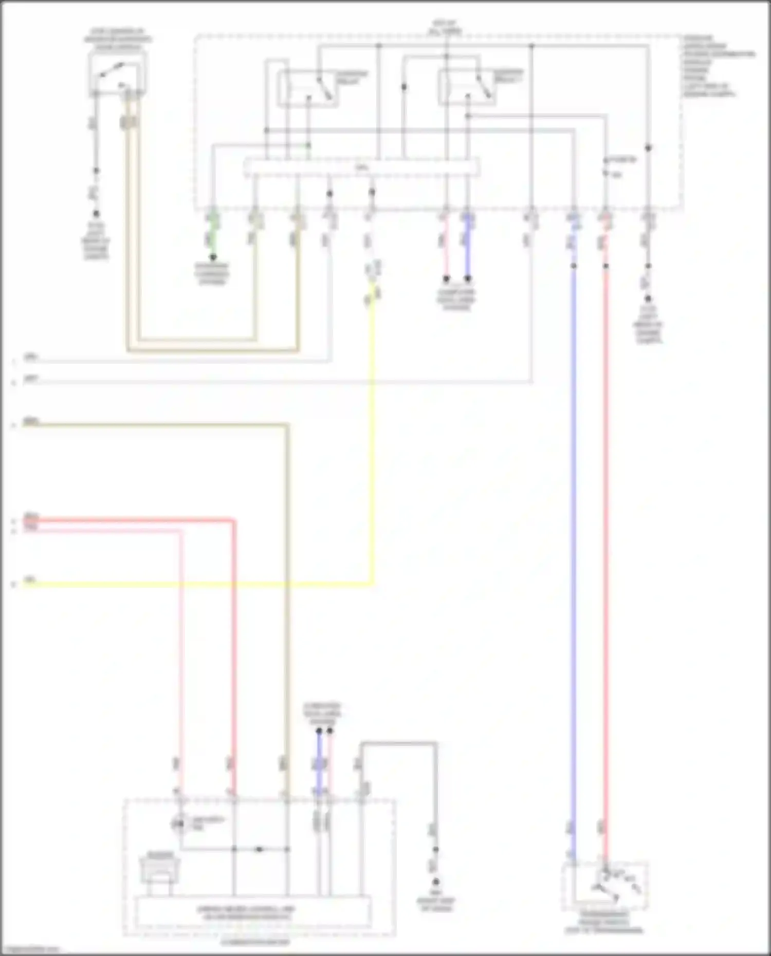Wiring diagram computer data lines system for Infiniti QX50 II (2017-2024) (9 of 76)