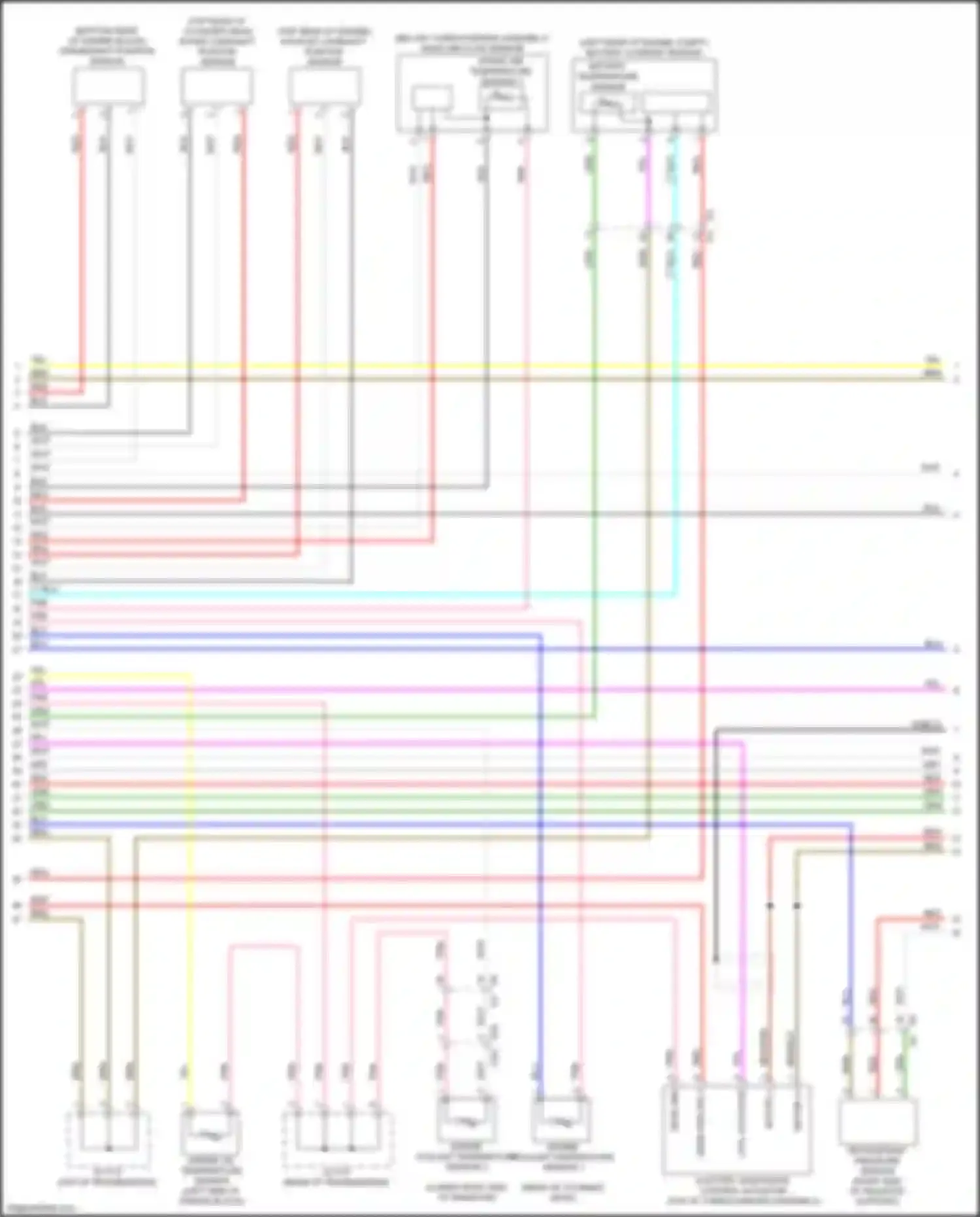 Wiring diagram ctrl actuator for Infiniti QX50 II (2017-2024) (1 of 1)