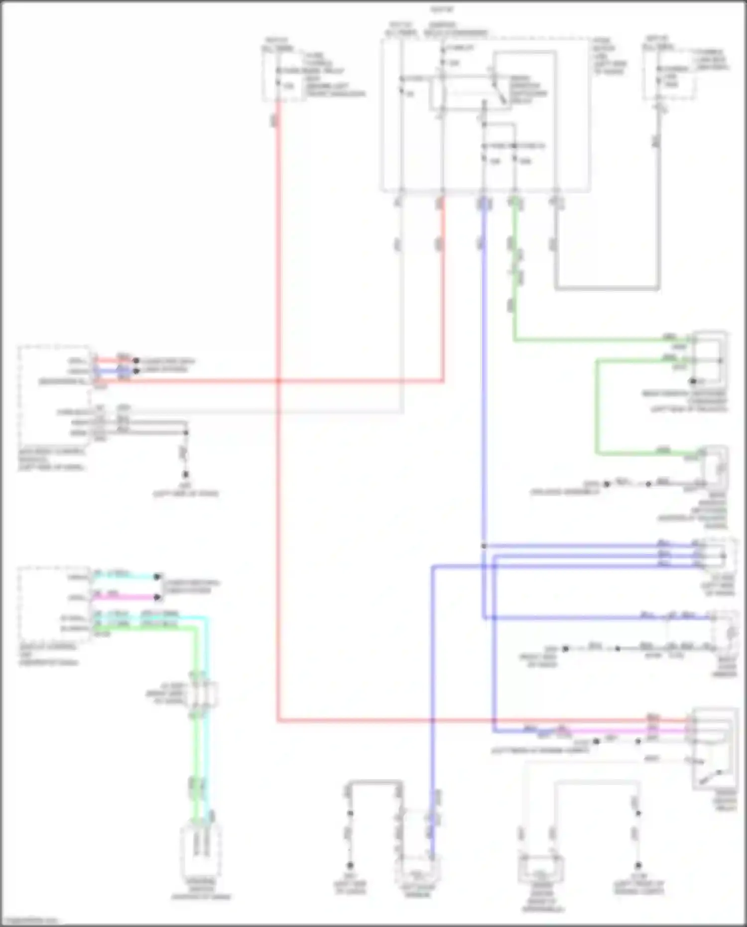 Wiring diagram display control unit for Infiniti QX50 II (2017-2024) (1 of 1)