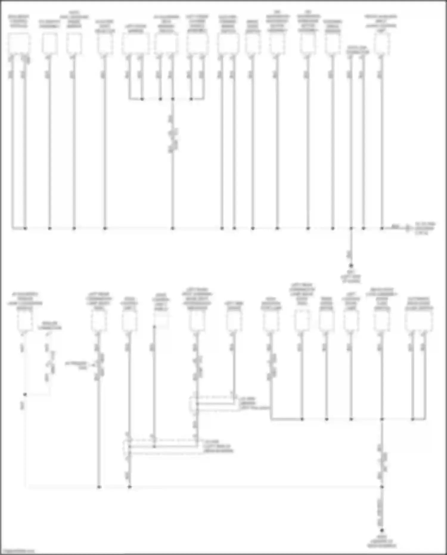 Wiring diagram drive mode switch for Infiniti QX50 II (2017-2024) (2 of 3)