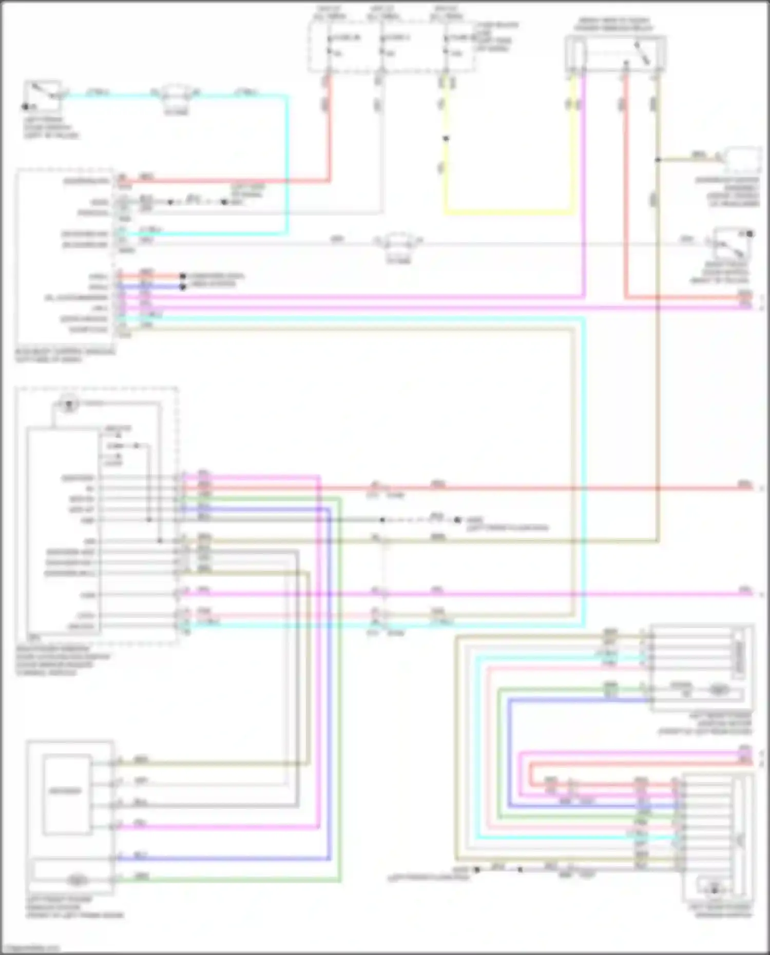 Wiring diagram encoder sig 2 for Infiniti QX50 II (2017-2024) (1 of 1)