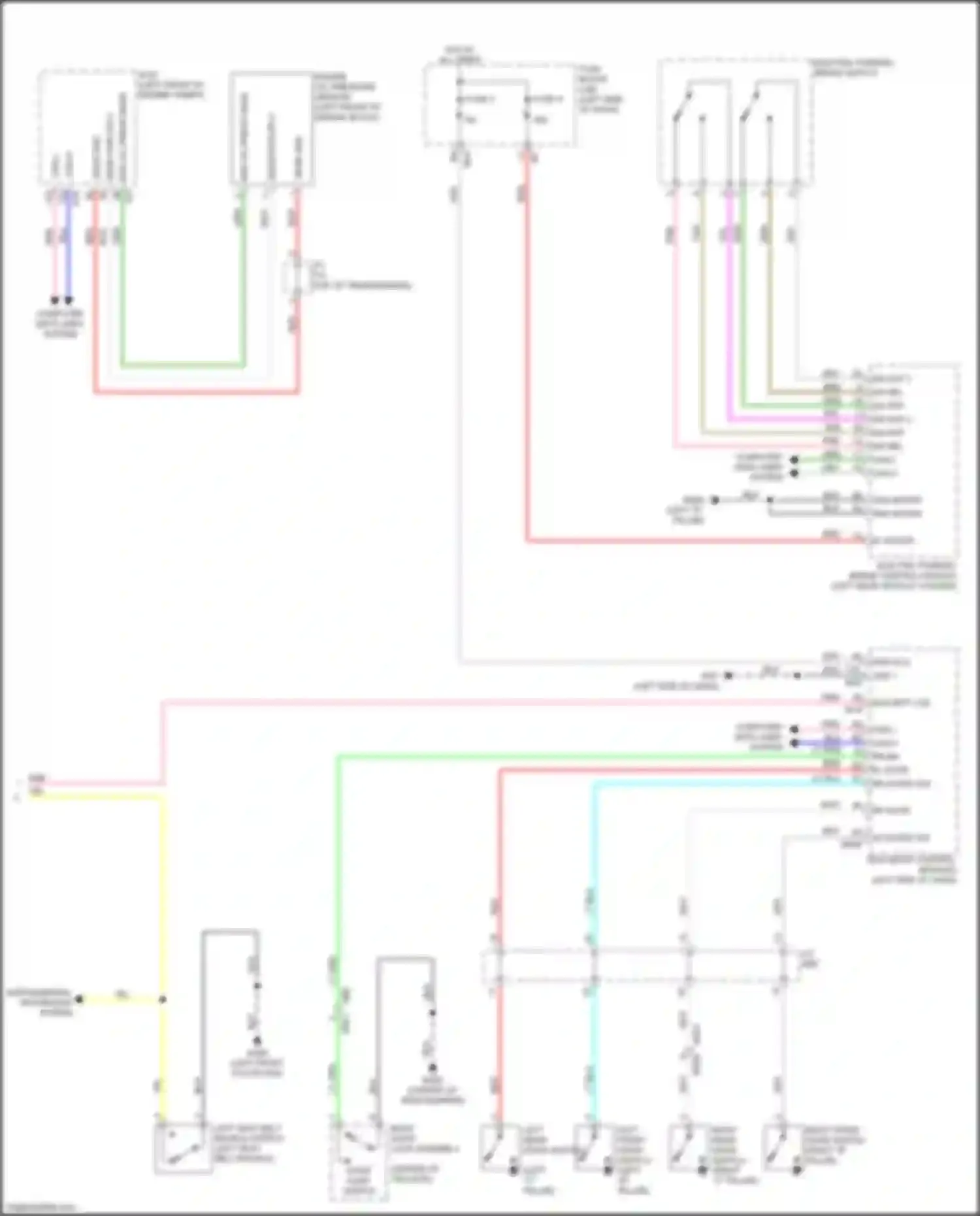 Wiring diagram engine oil pressure sensor for Infiniti QX50 II (2017-2024) (1 of 2)