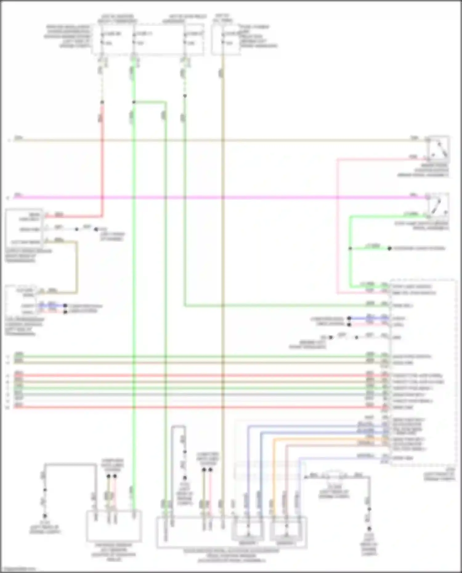 Wiring diagram fuse 81 for Infiniti QX50 II (2017-2024) (1 of 3)