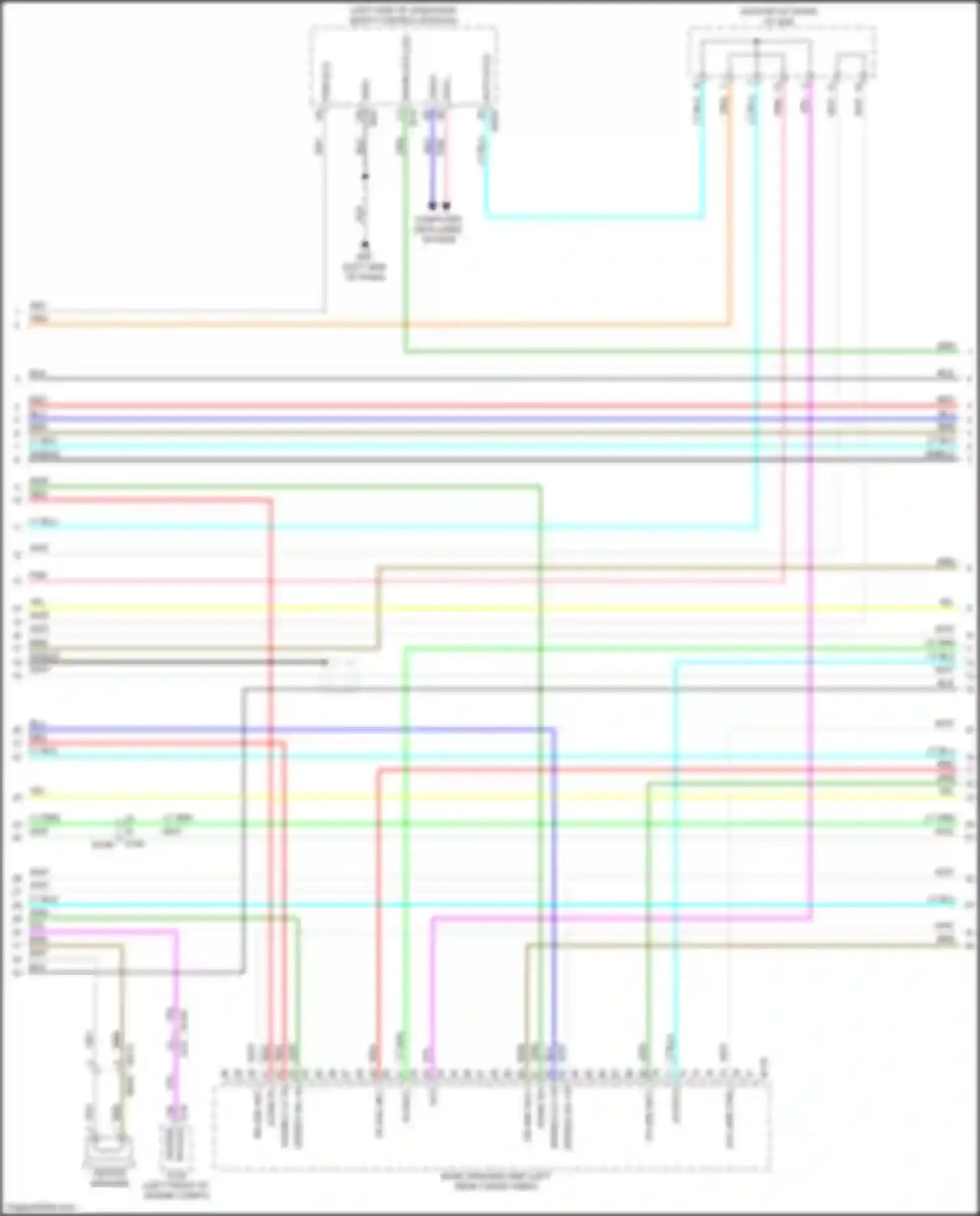 Wiring diagram guide in - for Infiniti QX50 II (2017-2024) (2 of 2)