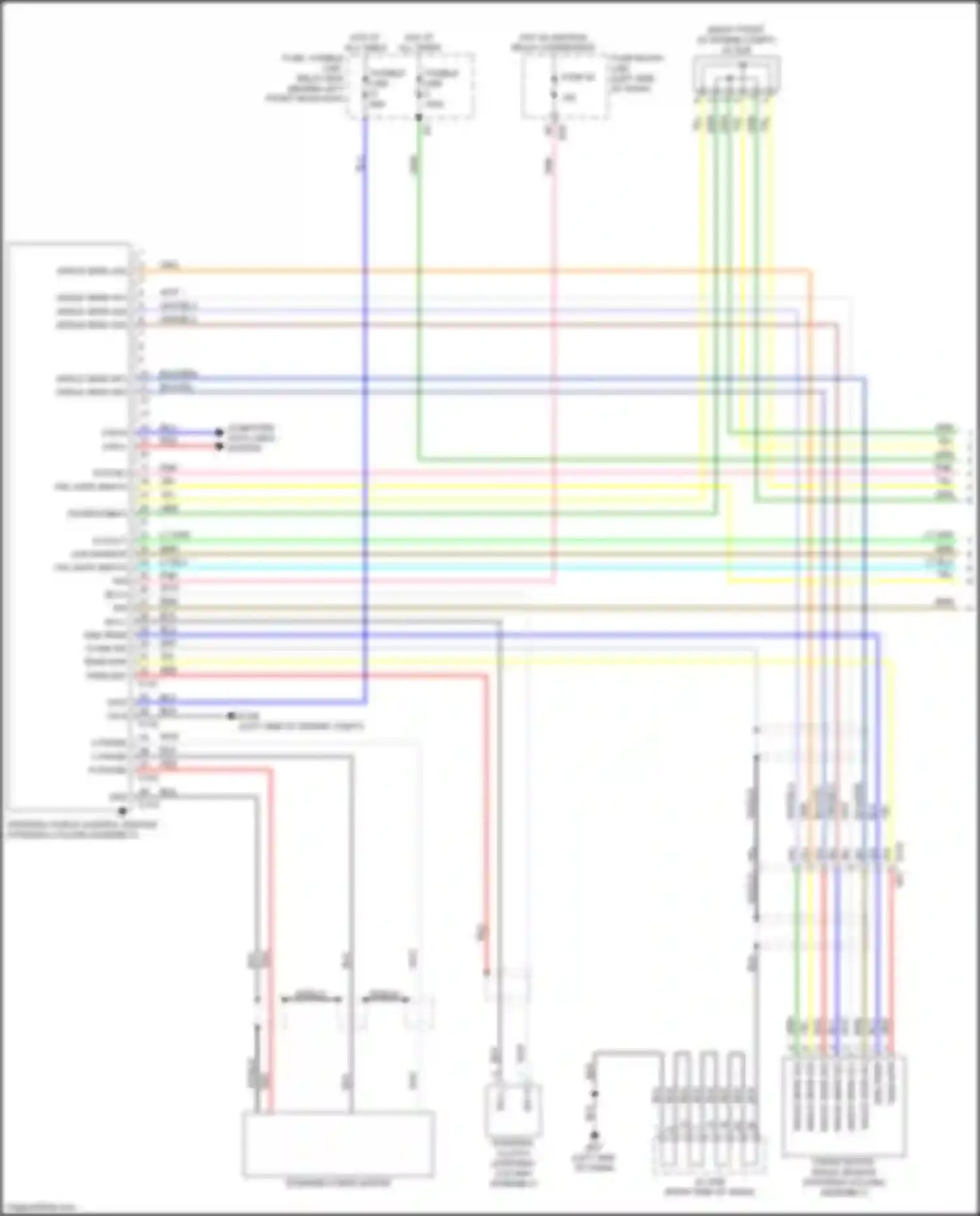 Wiring diagram hot at all times for Infiniti QX50 II (2017-2024) (24 of 69)