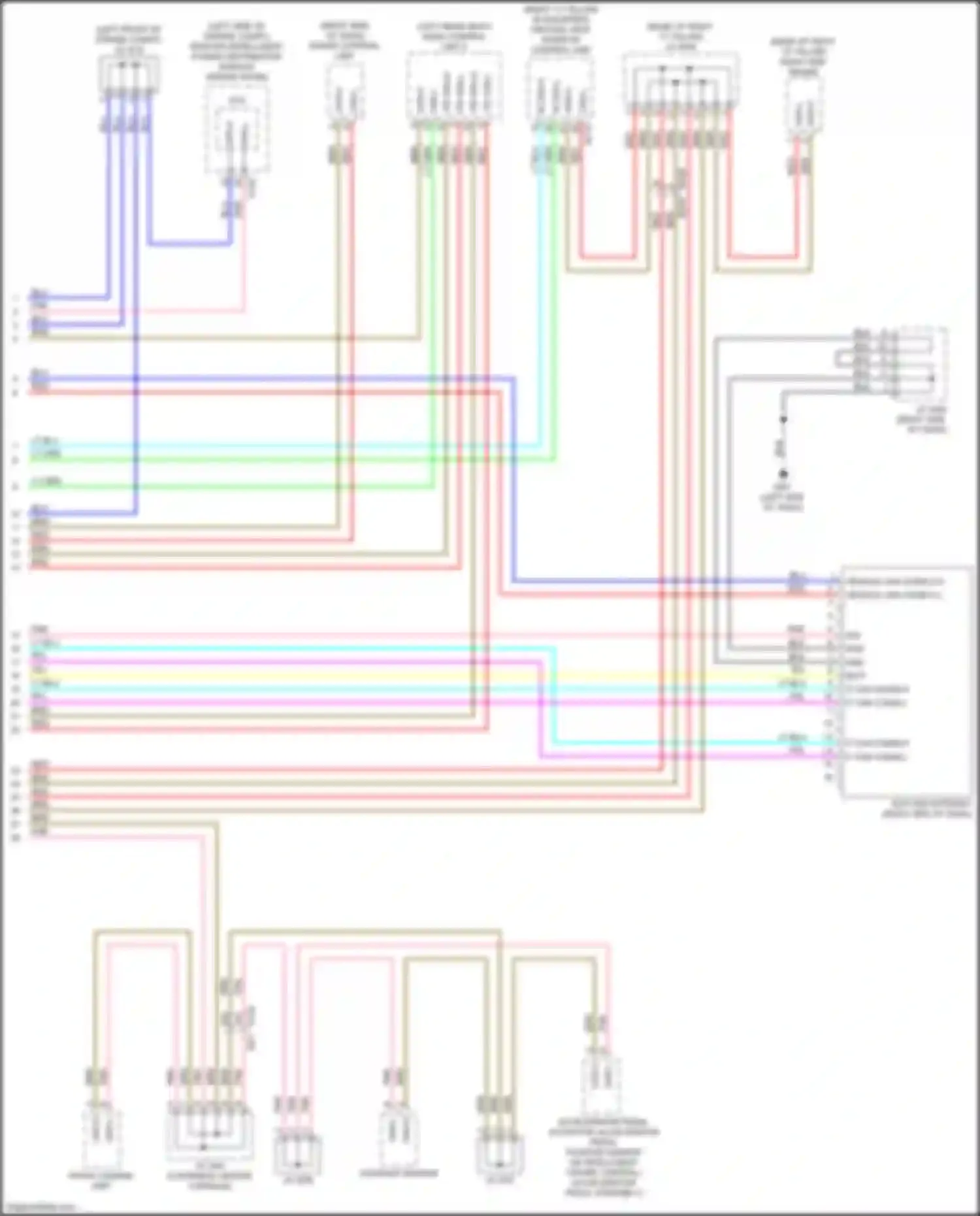 Wiring diagram its can-l for Infiniti QX50 II (2017-2024) (3 of 8)