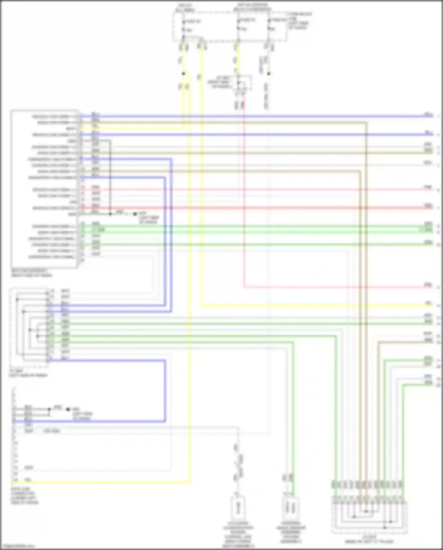 Wiring diagram k line for Infiniti QX50 II (2017-2024) (1 of 3)